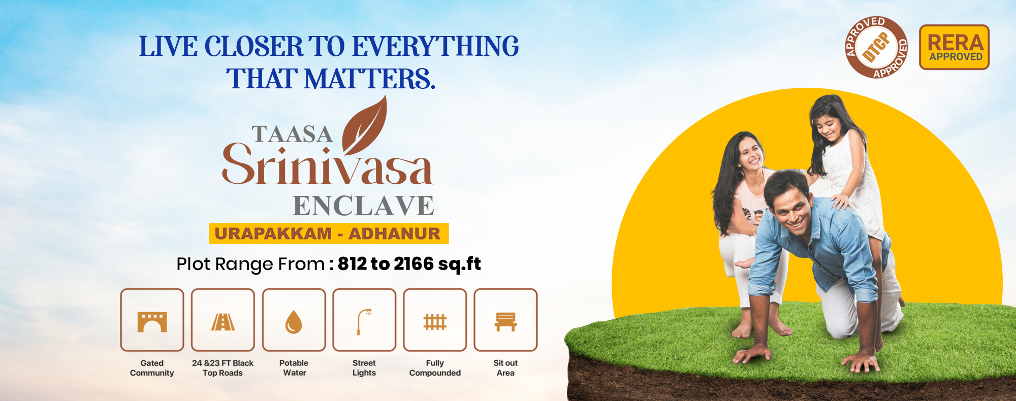 Secured DTCP Plotted Community - Taasa Srinivasa Enclave