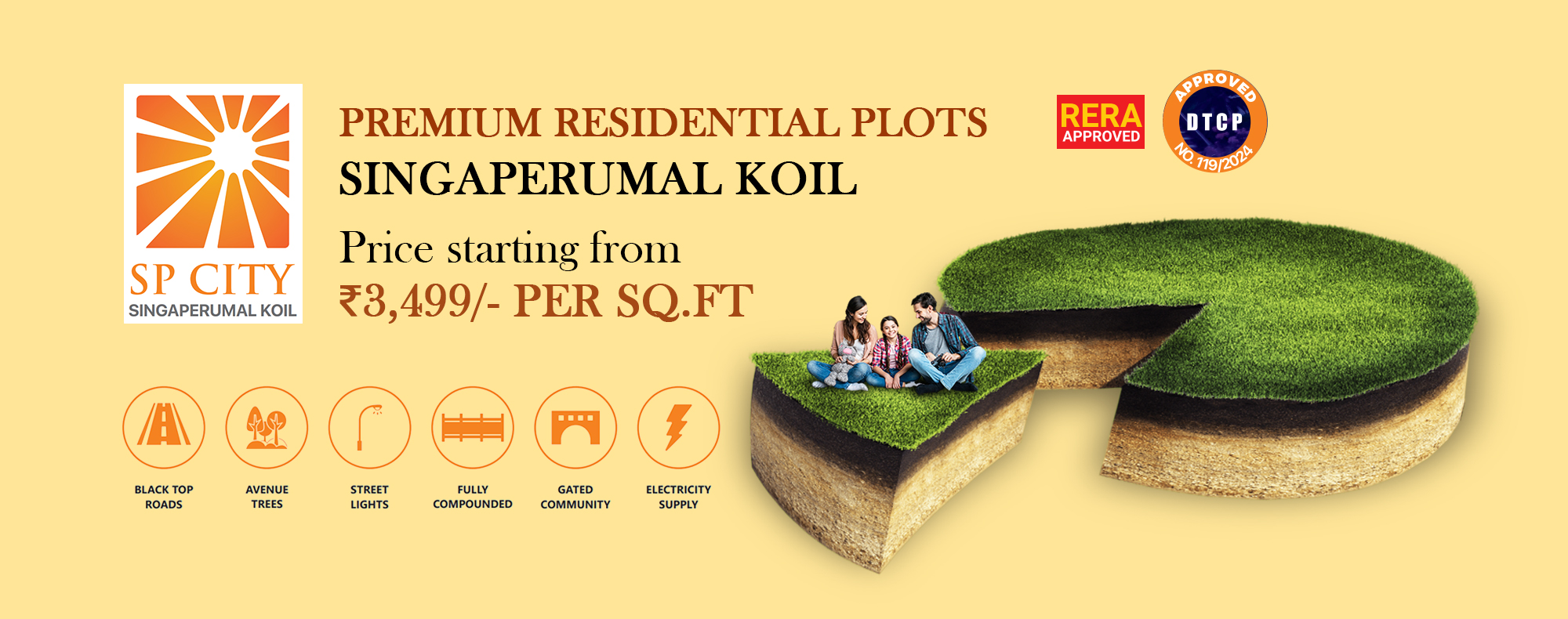 Premium Residential Plots - SP City