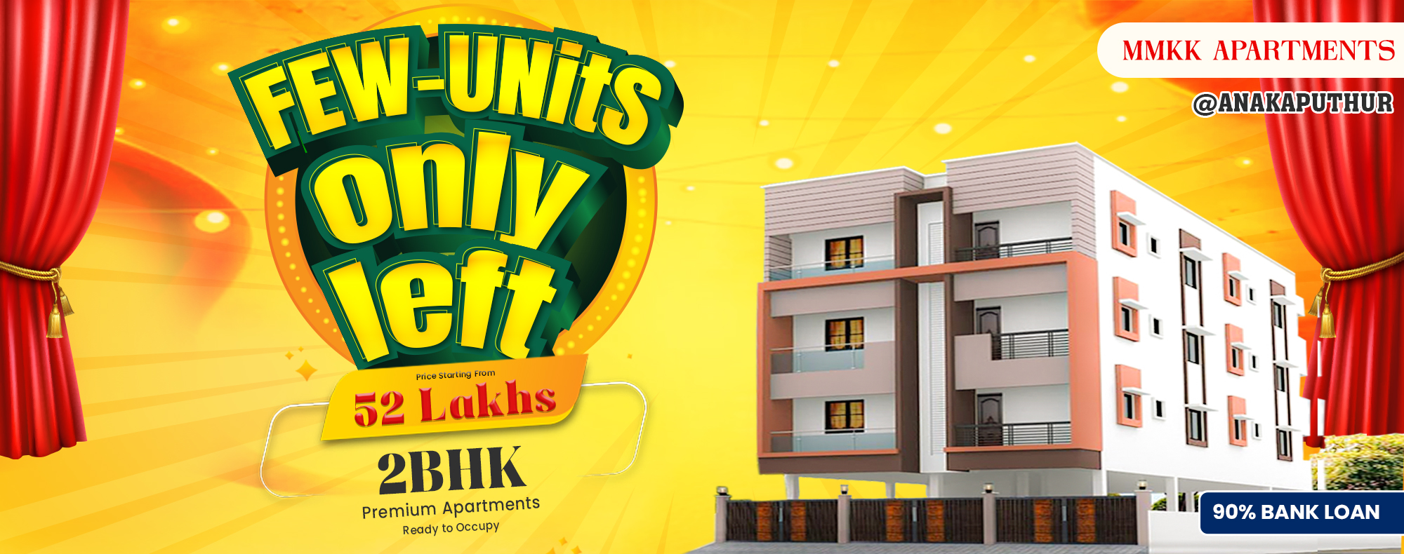 2 BHK Apartment for Sale - MMKK Apartment