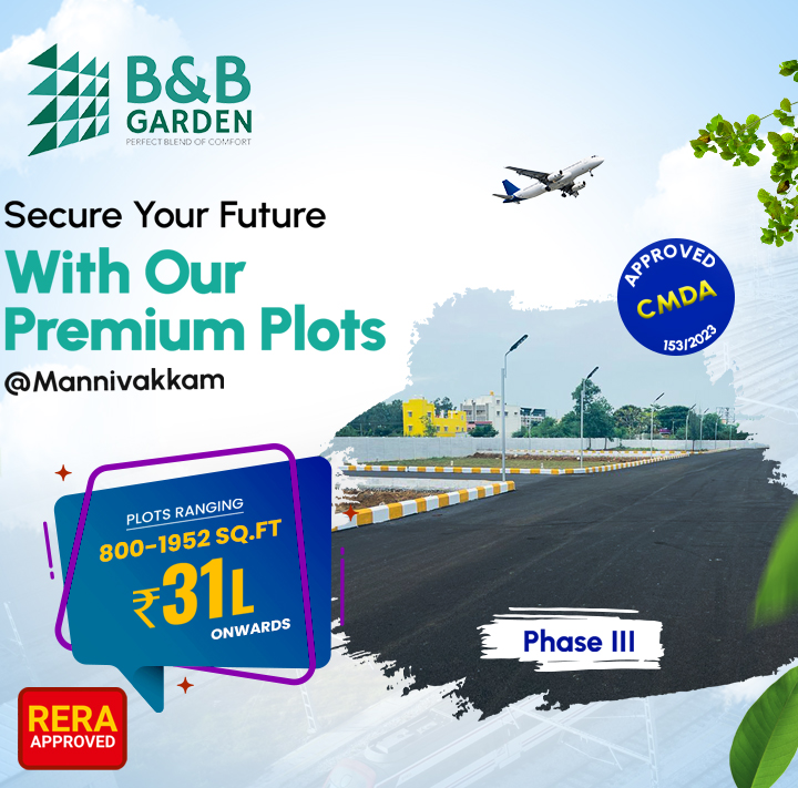 Premium Plotted Development - B&B Garden