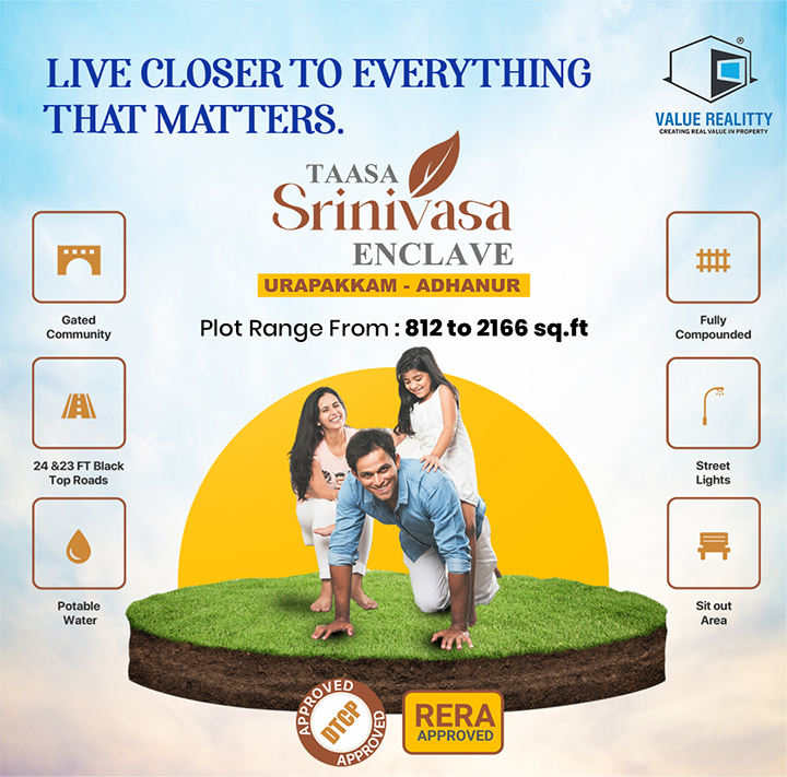 Secured DTCP Plotted Community - Taasa Srinivasa Enclave