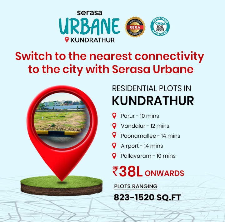 Modern CMDA Plots for sale - Serasa Urbane