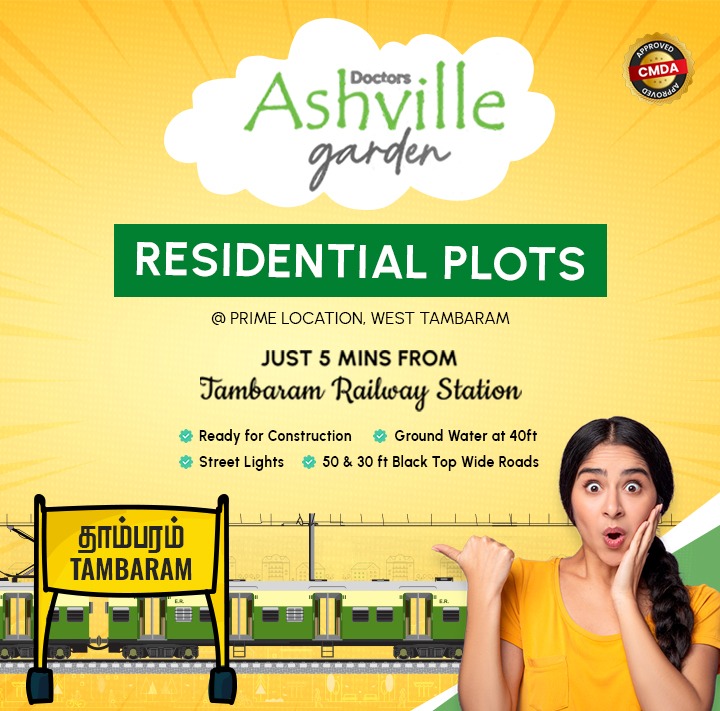 Secure CMDA Plots for sale - Doctor's Ashville Garden