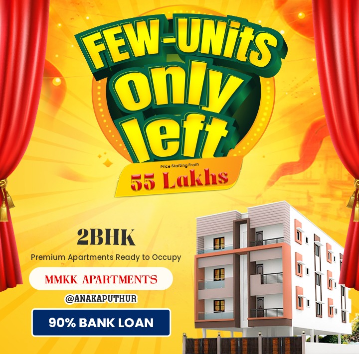 2 BHK Apartment for Sale - MMKK Apartment